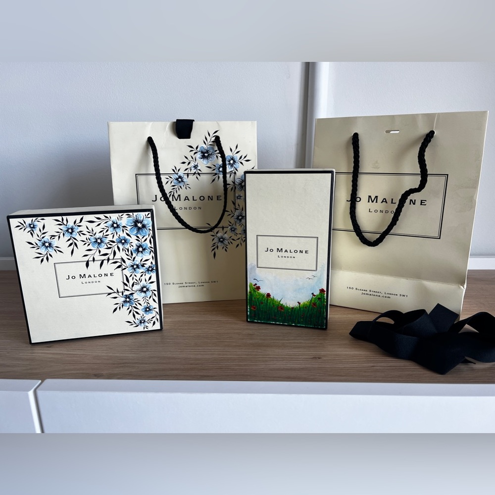 Jo Malone Handpainted Box and Bags
